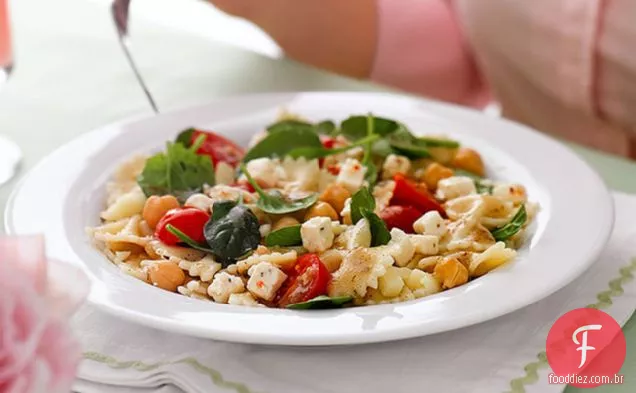 Salada De Macarrão Com Ilhas Gregas