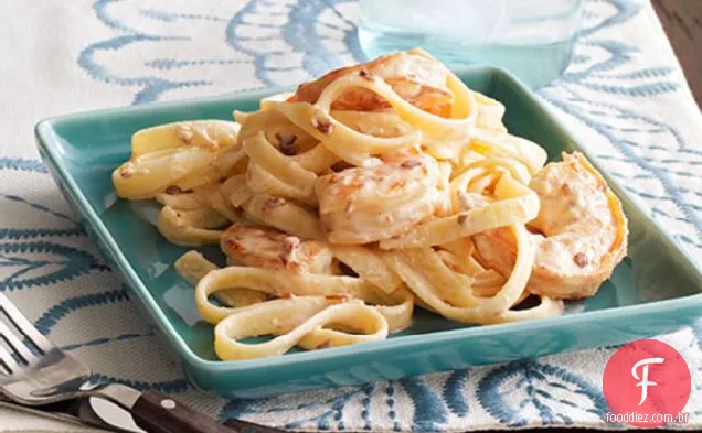Camarão E Chipotle Alfredo