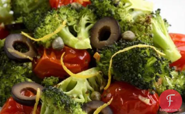 Receita De Brócolis E Tomate Assado No Mediterrâneo