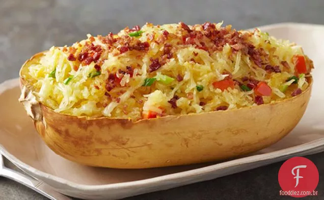 Tex - Mex Spaghetti Squash Boat