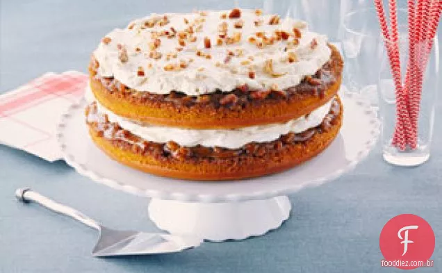 Bolo De Camada De Abóbora-Praliné