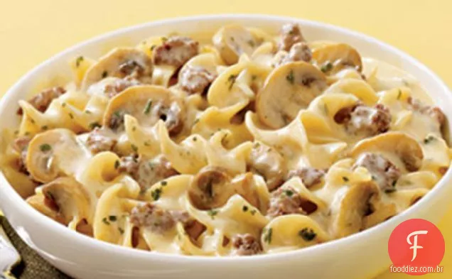 Velveeta Creamy Beef Stroganoff Skillet