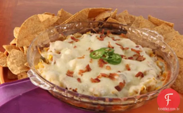 Bacon, batata e JalapeÃ±o Queso Fundido
