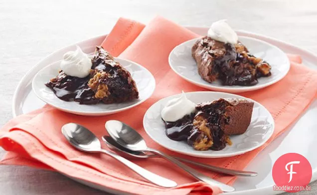 Manteiga De Amendoim Incrível-Bolo Derretido De Chocolate