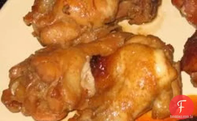 Asas de frango marinadas de Terri