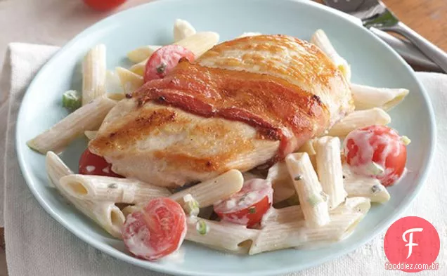 Frango Cremoso com Bacon e Penne