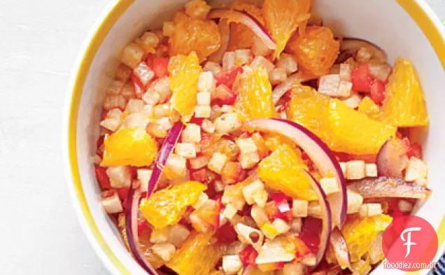 Laranja Esfumaçada-Salsa Jicama