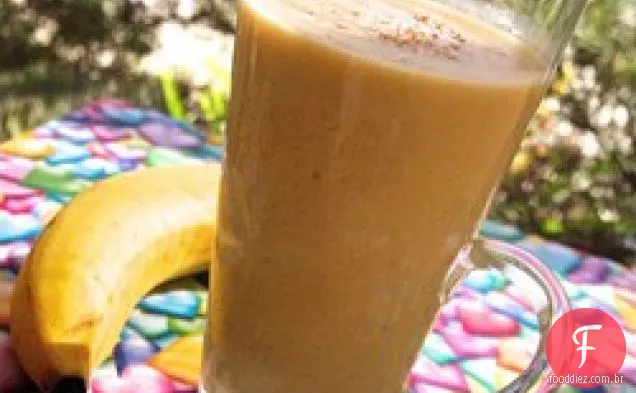 Smoothie de Iogurte De Banana Grosso e cremoso