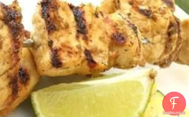 Big m's Barbadian frango espetos