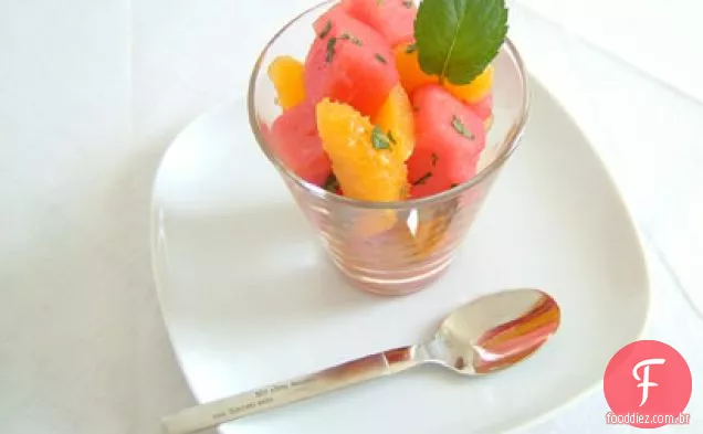 Salada Marroquina De Verão De Melão Laranja