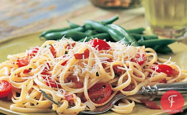 Bacon-Tomate Linguine