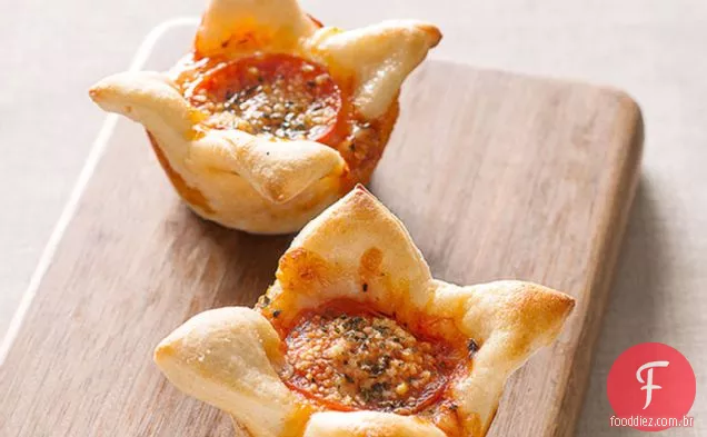 Deep-Dish Mini Pizzas