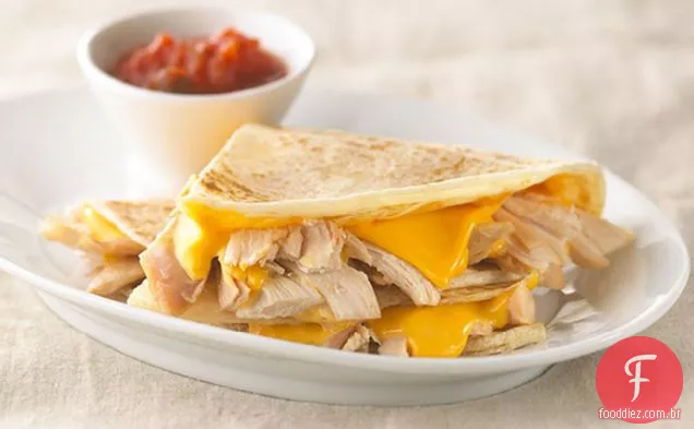 Quesadillas De Frango Com Queijo