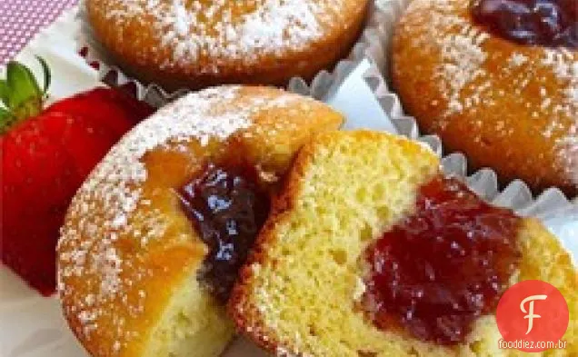 Geléia Donut Cupcakes
