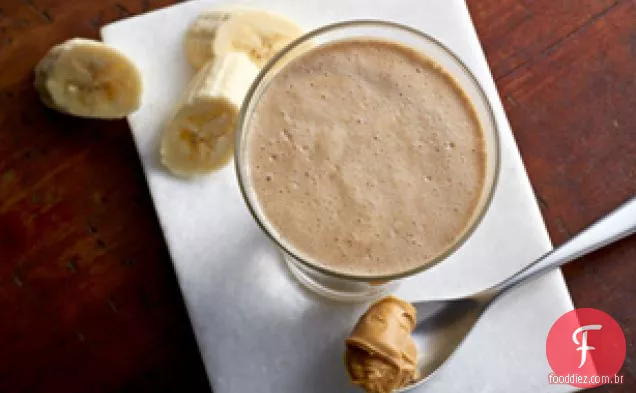 Smoothie De Banana E Manteiga De Amendoim
