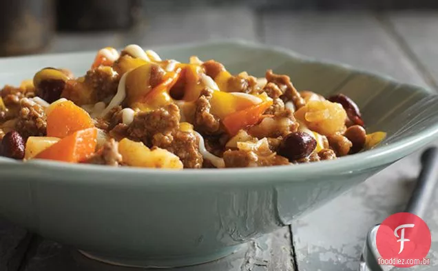 Carne moída e batatas Jantar