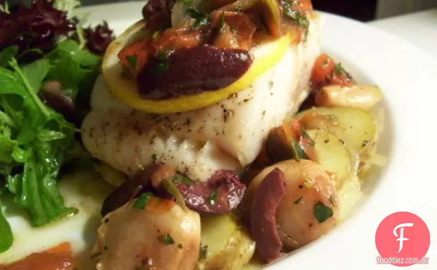 Bacalhau Preto Refogado Com Batatas E Alho Confit