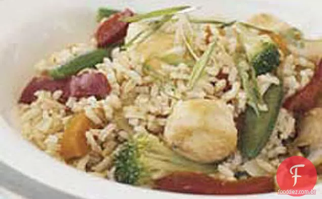 Arroz Frito Com Frango