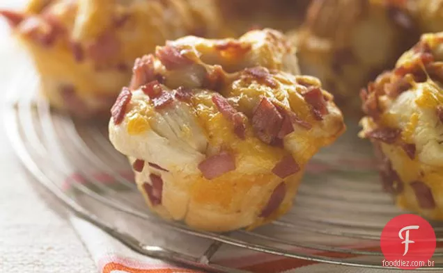 Cheesy Ham Bubble Bakes