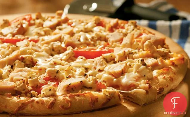 Frango-Feta Pizza