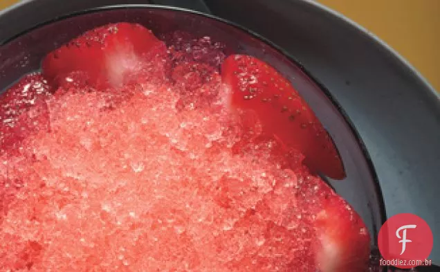 Melancia Granita Com Morangos Gengrados