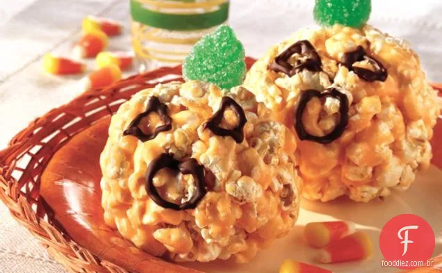 Bolas de pipoca Jack-O ' - Lantern