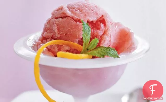 Sorbet De Ruibarbo Cítrico