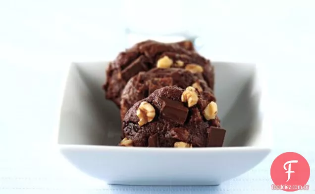 Biscoitos De Chocolate Em Borracha