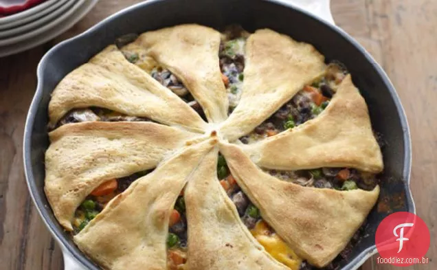 Frigideira De Carne E Vegetais Assar