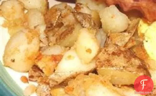 Batatas Fritas Caseiras De Batata Assada Ao Estilo Do Restaurante