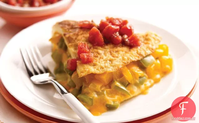 Omelete De Queijo E Pimenta