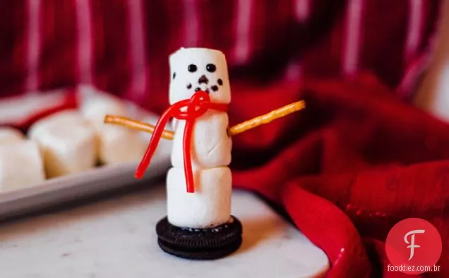 Boneco de neve com sopro de jato