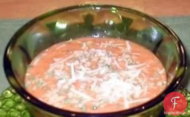Sopa De Caranguejo De Tomate Fácil