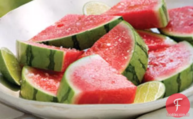 Fatias de melancia embebidas em Tequila
