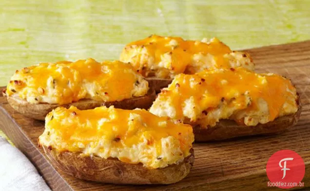 Batatas Assadas Fáceis Em Estilo Restaurante