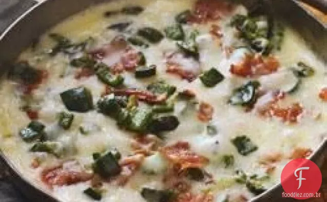 Bacon e Chile Queso Fundido