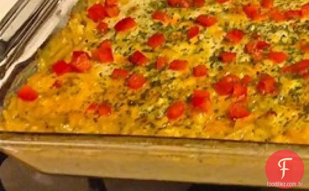 Tetrazzini de frango ou peru