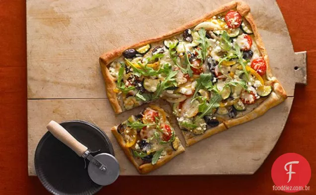 Rustic Veggie Pizza