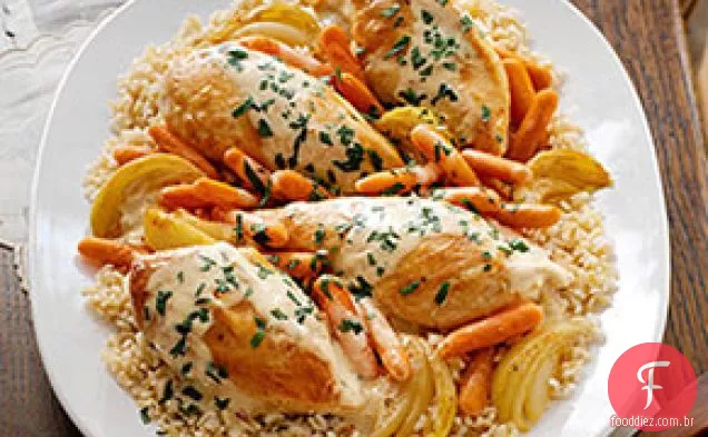 Jantar Frango Fazenda