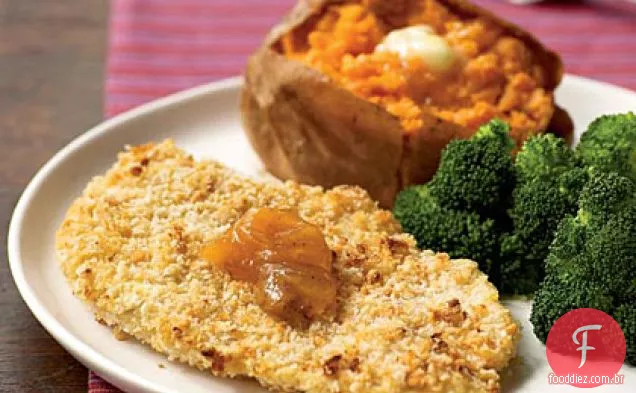 Costeletas De Frango Assadas Com Peanutty