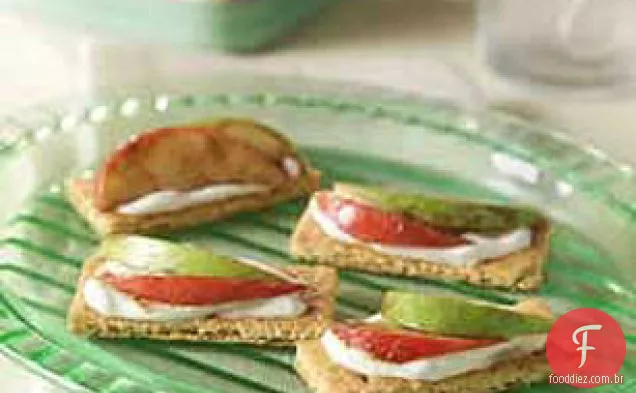 Açúcar de bordo-maçãs e Grahams