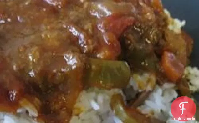 Fogão Lento Desleixado Bife Suíço