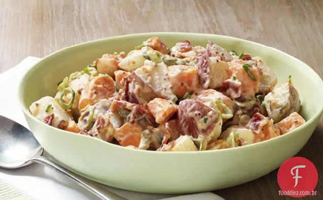 Salada De Batata Doce E Branca