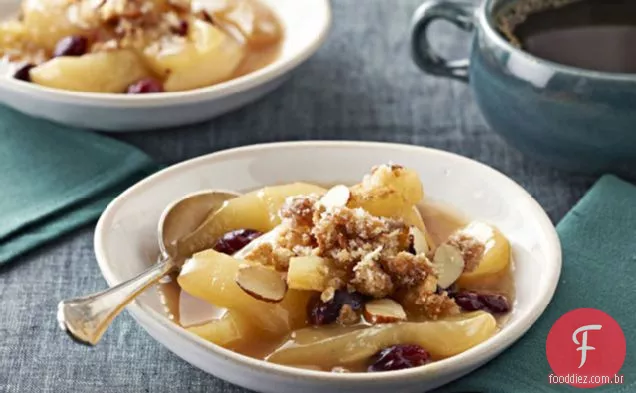 Slow-Cooker Pear & Cranberry Crisp