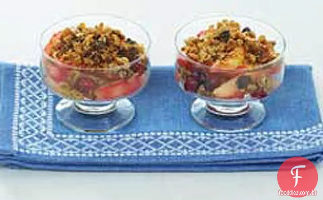 Maçã-Cranberry Crisp
