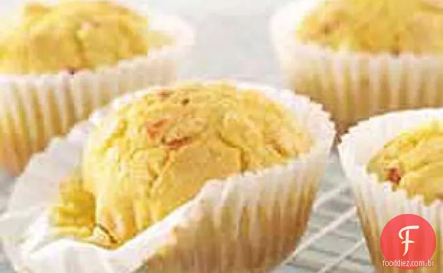 Muffins De Pão De Milho Com Alma