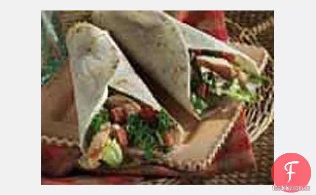 Frango Salada Wraps