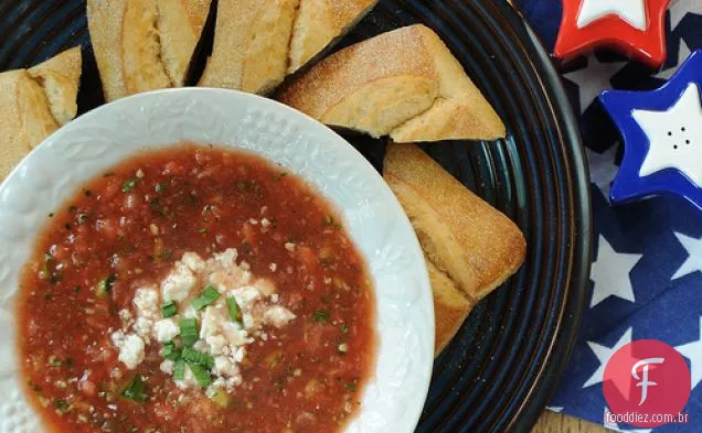 Melancia Feta Gaspacho