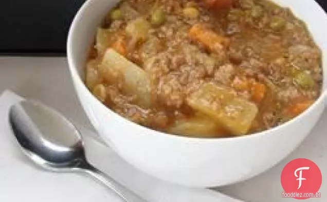 Fogão Lento Ensopado De Carne Moída