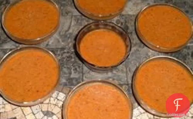 Creme de abóbora com um chute